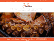 Tablet Screenshot of gulloseafood.com